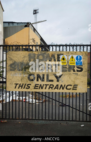 Boothferry Park home de Hull City FC jusqu'en 2002 Banque D'Images