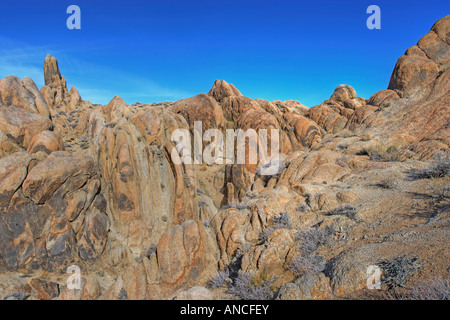 Rock formations dans les alabama hills à Lone Pine ca usa Banque D'Images