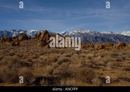 Rock formations dans les alabama hills à Lone Pine ca usa Banque D'Images