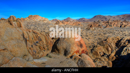 Rock formations dans les alabama hills à Lone Pine ca usa Banque D'Images