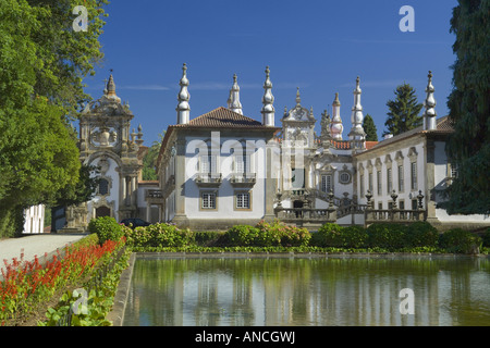 Le nord du Portugal Tras os Montes district palais Mateus exemple d'architecture Baroque Banque D'Images