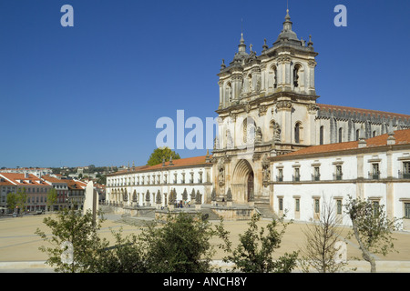 Le monastère de Santa Maria de Alcobaça Alcobaça, Estremadura, Costa da Prata, Portugal Banque D'Images