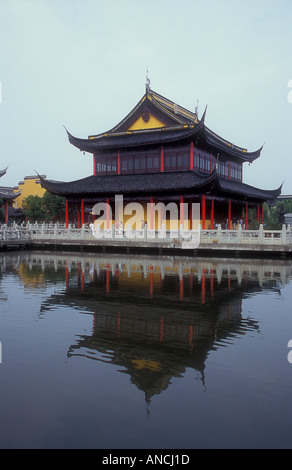 Temple Quanfu dans Zhouzhuang Banque D'Images