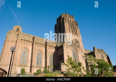 La cathédrale anglicane de Liverpool Banque D'Images