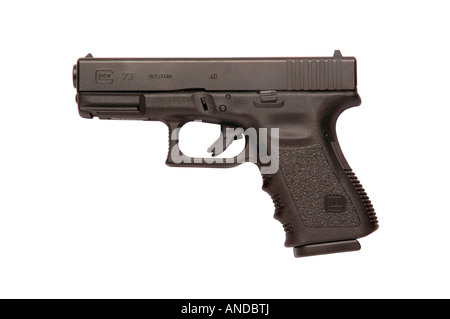 Pistolet automatique Glock 9mm arme Pistolet Banque D'Images