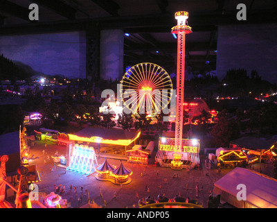 Miniatur Wunderland à Hambourg miniature Hansestadt Allemagne Banque D'Images