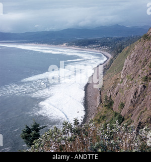 La côte du Pacifique dans l'Oregon Scenic Byway offre une des plus naturel et préservé les paramètres dans les États-Unis d'Amérique. Banque D'Images