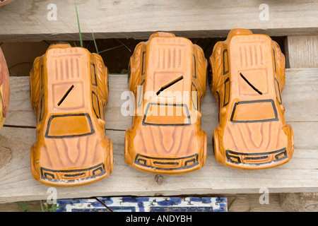 Gharyan Djebel Nefusa Libye Céramique Toy Cars Banque D'Images