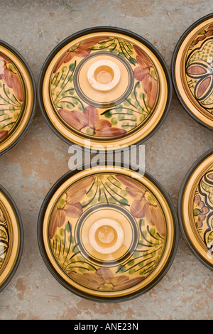 Gharyan, Djebel Nefusa, la Libye. Poterie, céramique, vaisselle, vaisselle Banque D'Images