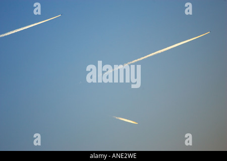 Sur les sentiers de l'avion France Banque D'Images