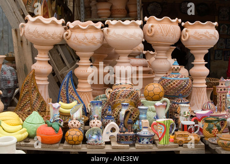 Gharyan, Djebel Nefusa, la Libye. Poterie, Céramique Banque D'Images