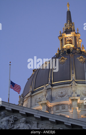 L'Hôtel de ville de San Francisco, Californie, SF Banque D'Images