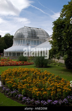 Palm House, Belfast Botanic Gardens, N. Irlande Banque D'Images