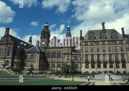 L'hôtel de ville Sheffield Banque D'Images