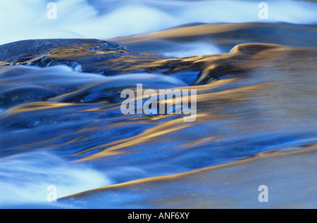 Eaux vives les parcs provinciaux Rushing River, Ontario, Canada. Banque D'Images