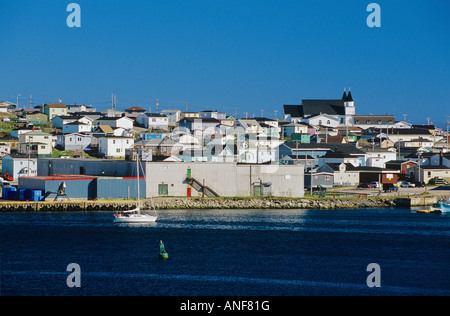 Village côtier, Port Aux Basques, à Terre-Neuve, Canada. Banque D'Images