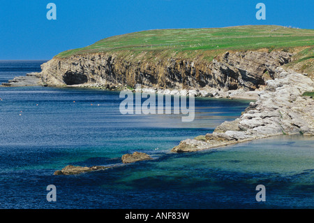 Le long du littoral de la Côte Saint George's Bay de Port-au-Port, Terre-Neuve, Canada. Banque D'Images