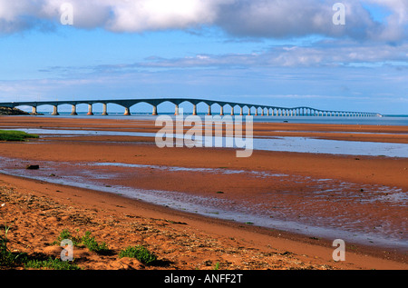 Pont de la Confédération de l'Ouest, Prince Edward Island, Canada Banque D'Images