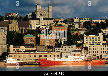 Waterfront, Saint-Jean, Terre-Neuve, Canada. Banque D'Images