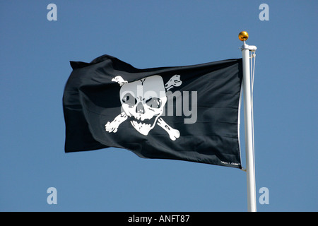 Drapeau de pirate Banque D'Images