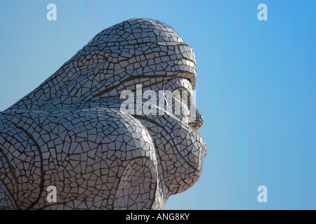 Le Capitaine Scott Memorial Sculpture Cardiff Bay Banque D'Images