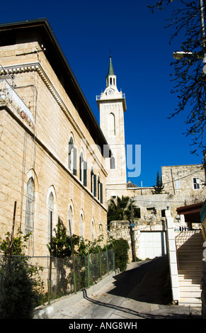 Le Clocher de Saint Jean le Baptiste d'Ein Karem, Quartier Jérusalem Banque D'Images