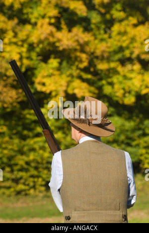 D'OISEAUX jeux de tir shoot Hampshire Angleterre Années 2000 HOMER SYKES Banque D'Images