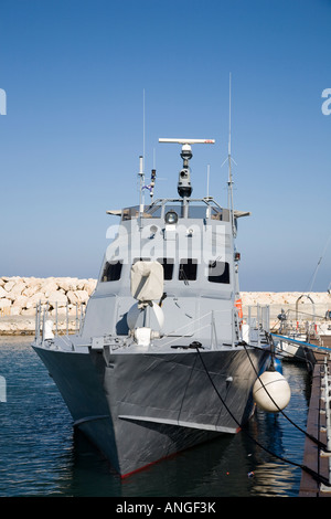 Port de Chypre et la police maritime de la Garde côtière canadienne frontière civil chypriote ; le bateau de patrouille Polis Harbour Banque D'Images