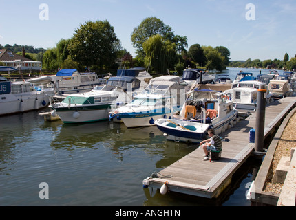 Marina - Bourne End - Buckinghamshire Banque D'Images