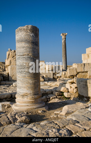 Les sites archéologiques de Kourion Banque D'Images