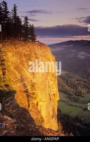 Vue depuis le mont Maxwell, Salt Spring Island, British Columbia, Canada. Banque D'Images