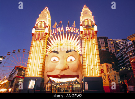 Luna Park, Sydney, NSW, Australie Banque D'Images
