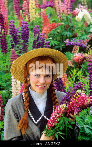 Acteur, Anne of Green Gables, Prince Edward Island, Canada. Banque D'Images