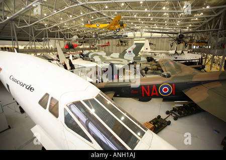 Concorde sur l'affichage à l'espace aérien, Imperial War Museum, Duxford Banque D'Images