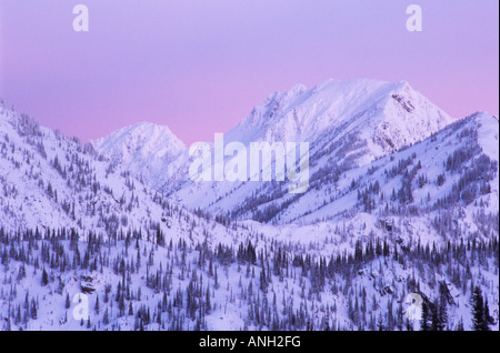 Mont Retallack in early morning Light, Kokanee Glacier Provincial Park, près de Nelson, Colombie-Britannique, Canada. Banque D'Images