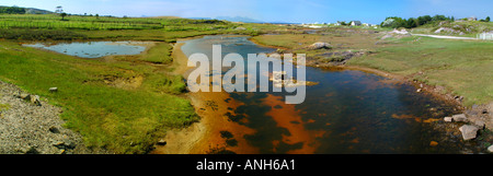 Retour d'Arisaig Loch nan Eilean Ceall Keppoch Ighe South Morar Scotland UK Europe Banque D'Images