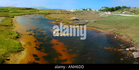 Retour d'Arisaig Loch nan Eilean Ceall Keppoch Ighe South Morar Scotland UK Europe Banque D'Images