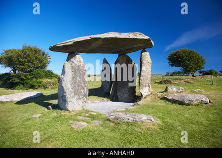 Pentre Ifan Chambre funéraire Banque D'Images