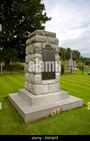 Mémorial à la 1ère compagnie de tunneliers australiens à Colline 60 près d'Ypres en Belgique Banque D'Images