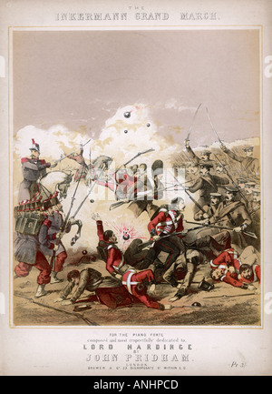 La Crimée Inkerman Nov 1854 Banque D'Images