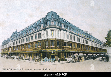 Extérieur au Bon Marche Banque D'Images