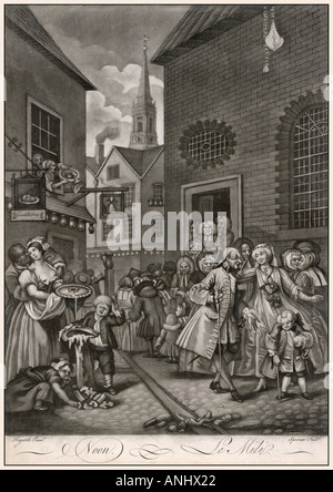 Hogarth fois Midi Banque D'Images