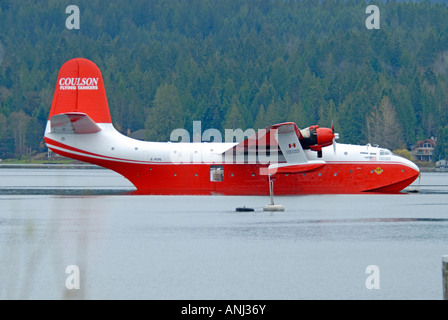 Le Martin Mars Coulson Flying Boat Eau Colombie-Britannique BC Canada Banque D'Images