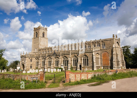 UK Suffolk Framlingham village Holy Trinity Church Banque D'Images