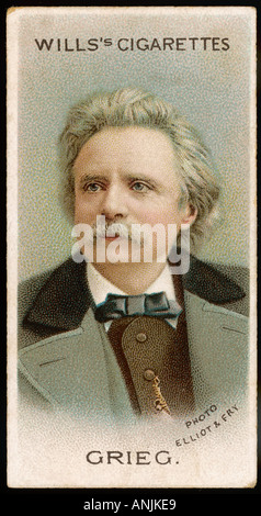 Edvard Hagerup Grieg Banque D'Images