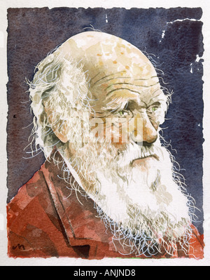 Charles Darwin Banque D'Images