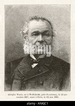 Charles Adolphe Wurtz Banque D'Images