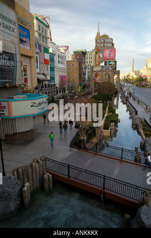 New York-New York Hotel & Casino, Vegas Strip, Las Vegas, Nevada, USA, Amérique du Nord. Banque D'Images
