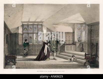 Henry viii, Anne Boleyn Banque D'Images