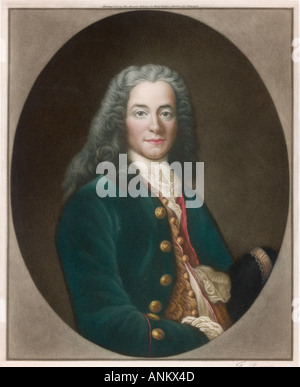 Voltaire Largilliere Banque D'Images